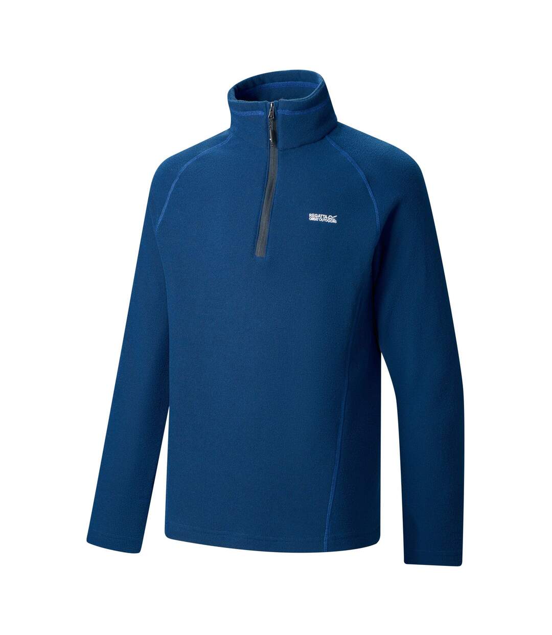 Haut Polaire À Col Montant Zippé Motif/style Alvéolé Kenger Homme Bleu Roi Regatta-4