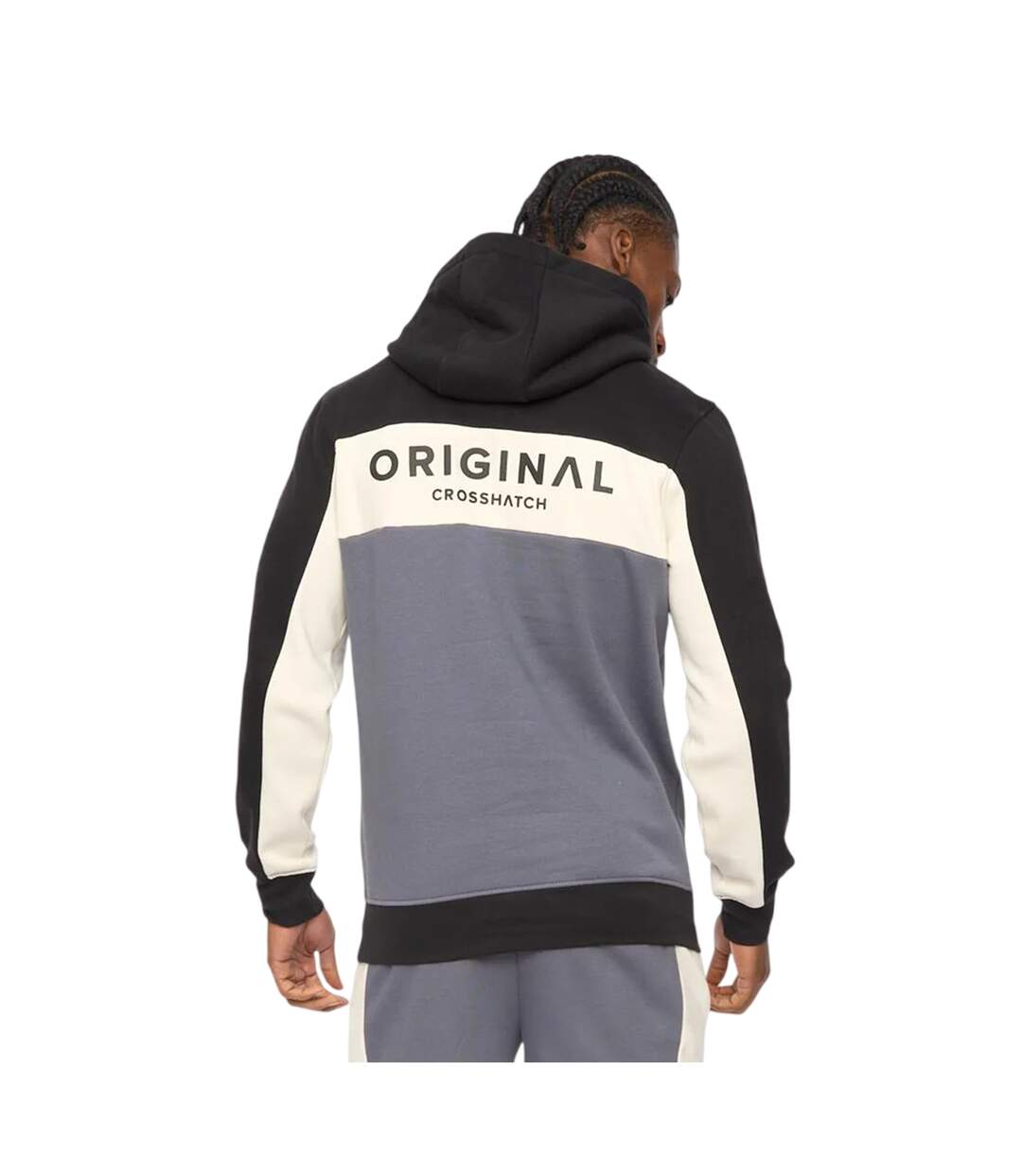 Sweat À Capuche Castlebay Homme Ardoise Crosshatch-3