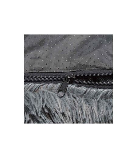 Protège Canapé & Traversin Fluffy 120cm Anthracite