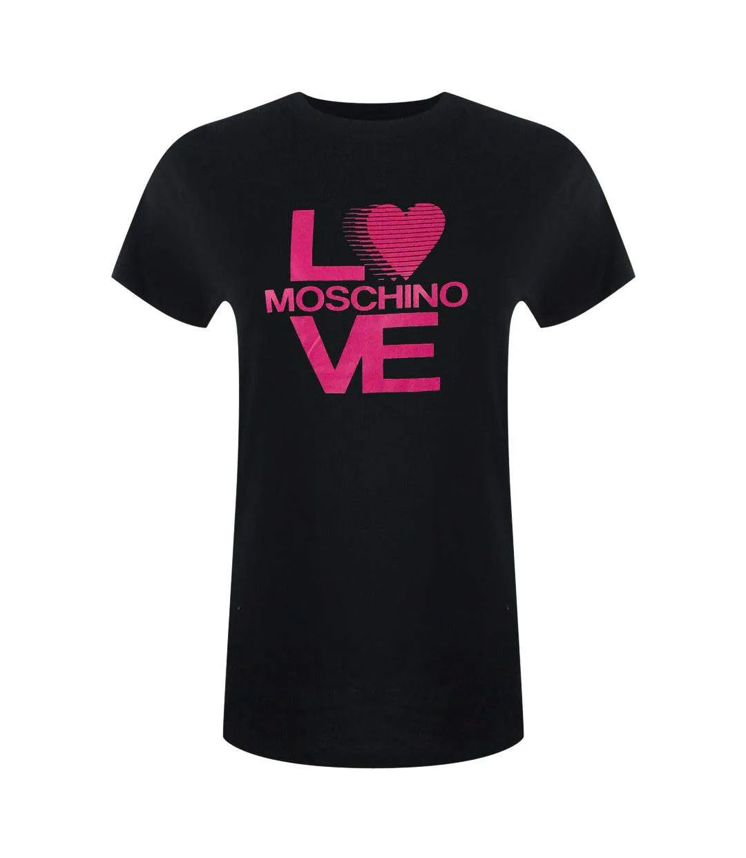 Womens/ladies Logo T-shirt Black Love Moschino-1