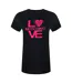 Womens/ladies Logo T-shirt Black Love Moschino-1