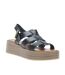 Womens/ladies Malibu London-b Platform Sandals Black Blowfish-1