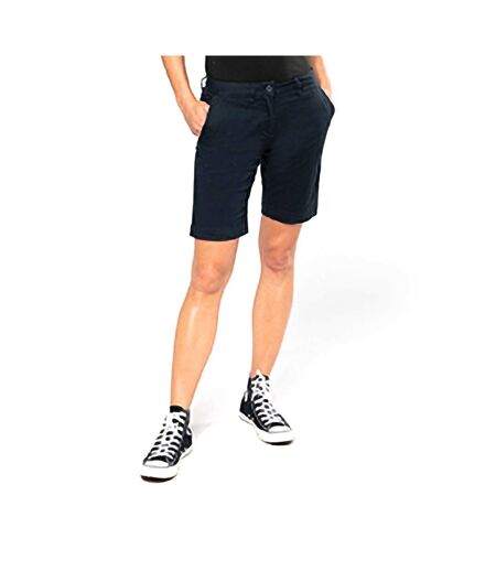 Kariban Womens/Ladies Chino Bermuda Shorts (Dark Navy) - UTPC3411