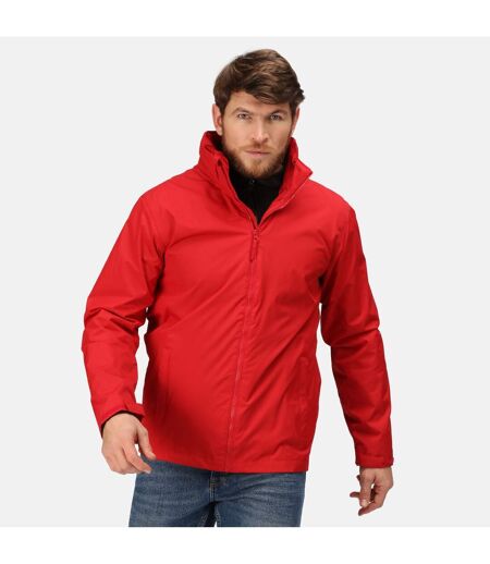 Mens Waterproof Jacket Classic Red Black Regatta Professional