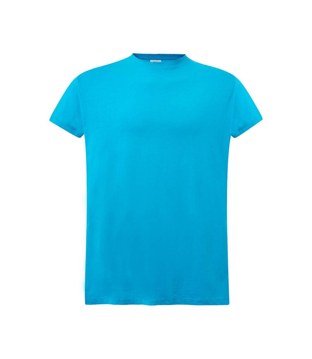 T-shirt Motif/style Uni Femme Turquoise Vif JHK-1