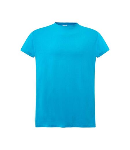 T-shirt Motif/style Uni Femme Turquoise Vif JHK
