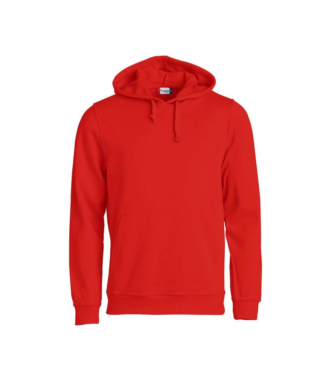 Sweat à capuche basic adulte rouge Clique