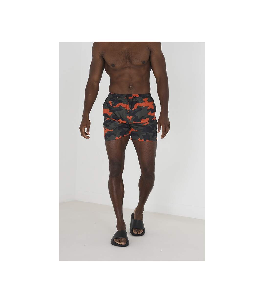 Short de bain perth homme kaki Brave Soul