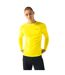 T-shirt Manches Longues Core Homme Jaune Fluo Ronhill-2