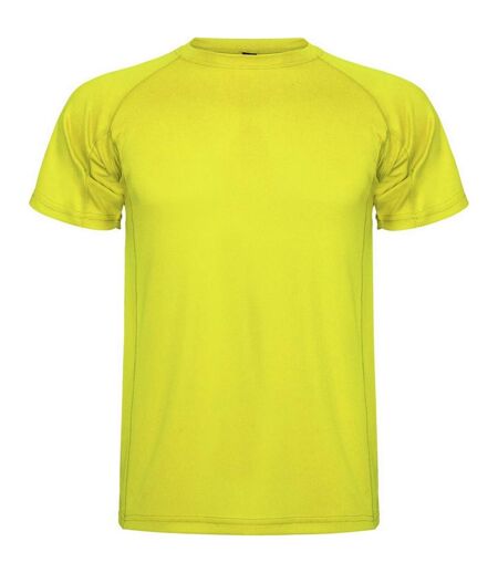 T-shirt Montecarlo Homme Jaune Fluo Roly Sport