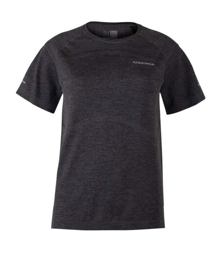 T-shirt Course À Pied Xlite Femme Noir Chiné Karrimor