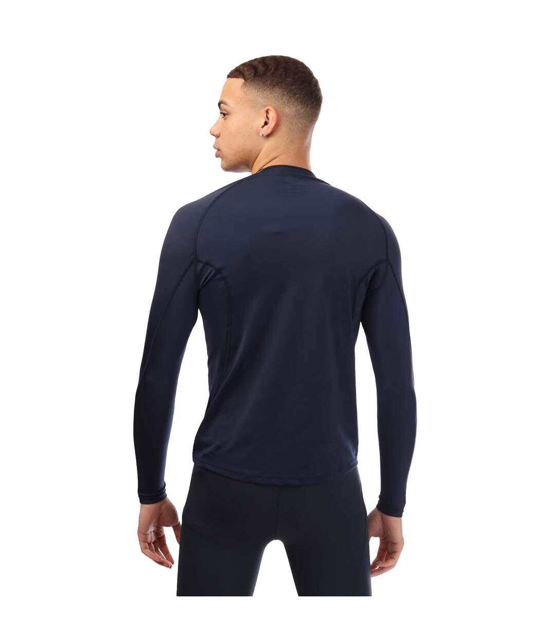 Mens Series-1 Long-sleeved Base Layer Top Navy Skins-2