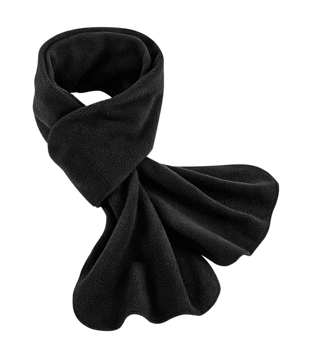 Fleece Recycled Scarf One Size Black Beechfield-2