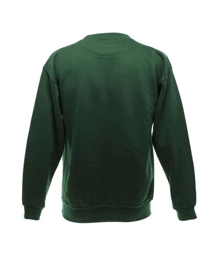 UCC 50/50 Mens Heavyweight Plain Set-In Sweatshirt Top (Bottle Green) - UTBC1193
