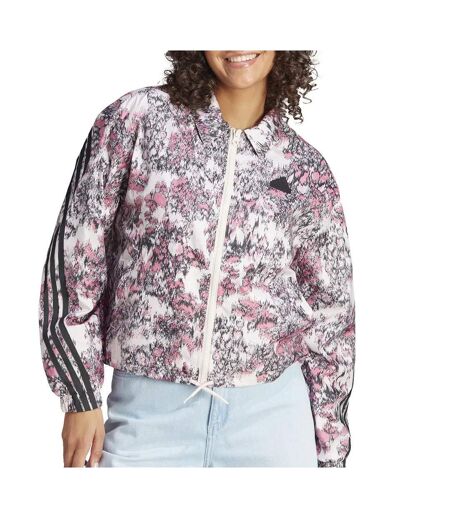 Veste blanc/rose femme adidas im2455