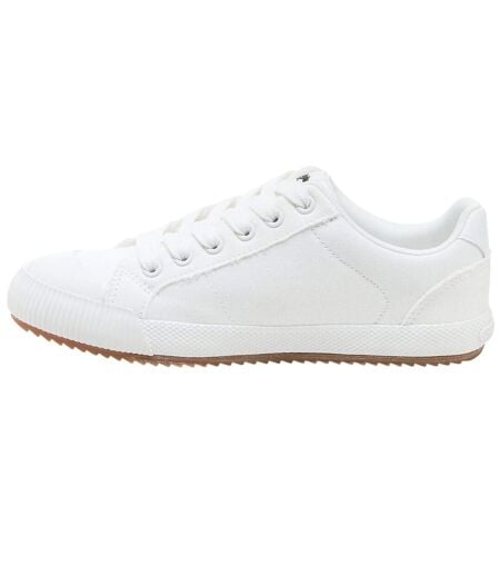 Womens/ladies Cheery Canvas Low Pumps White Rocket Dog