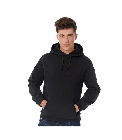 B&C Adults Unisex ID. 203 50/50 Hooded Sweatshirt (Black)