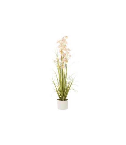 Plante Artificielle en Pot Allium 160cm Vert & Rose