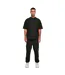 Mens Mock Neck Oversized T-shirt Black Build Your Brand-1