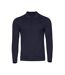 Polo Manches Longues Homme Bleu Marine Raging Bull-1