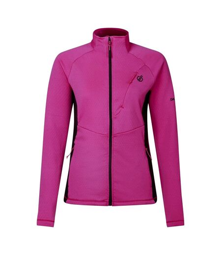 Veste Extensible À Col Montant Emerging Femme Rose Vif Dare 2B