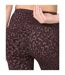 Legging 7/8 Motif/style Imprimé Léopard Power Femme Marron Sweaty Betty-4