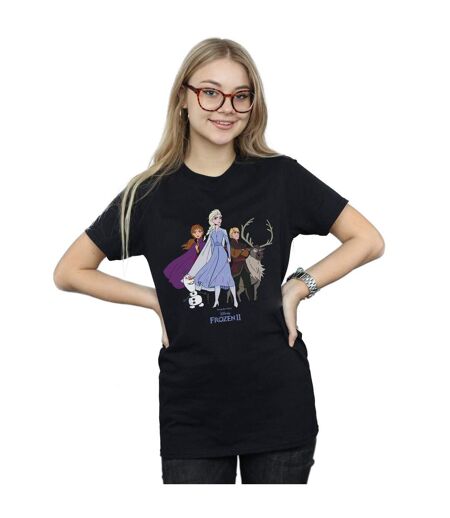 Disney - T-shirt FROZEN GROUP - Femme (Noir) - UTBI24416