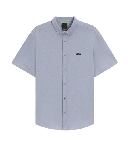 Mens B Motion Button-down Shirt Grey Boss