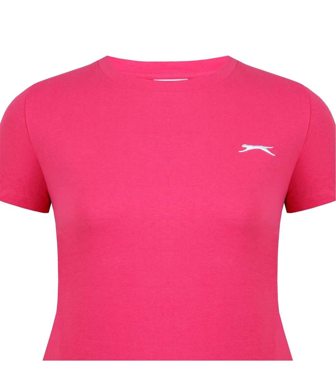 T-shirt Motif/style Uni Femme Rose Vif Slazenger-4