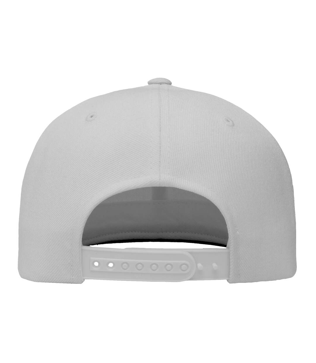 Casquette ajustable classique homme blanc Yupoong-2