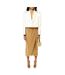 Jupe Mi-longue Jaspre Femme Jaune Or Never Fully Dressed-4