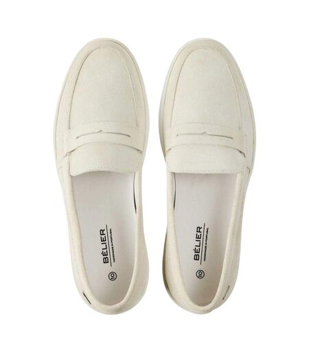 Mens Monaco Suede Loafers Sand Belier