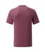 Mens iconic 150 t-shirt burgundy heather Fruit of the Loom