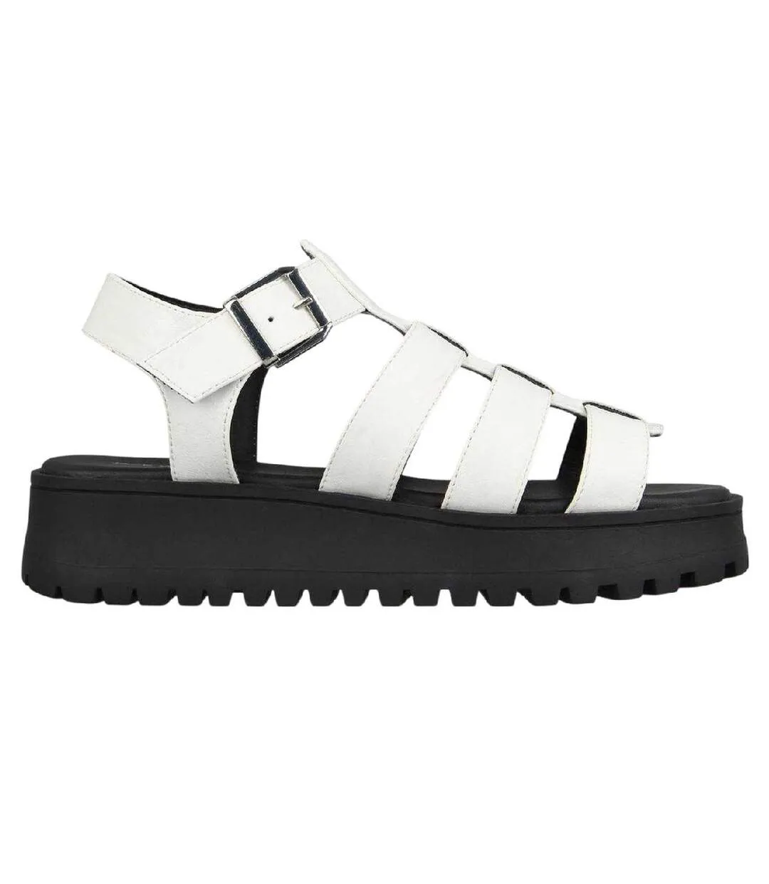 Sandales Motif/style Gladiateur Femme Blanc Jack Wills-1