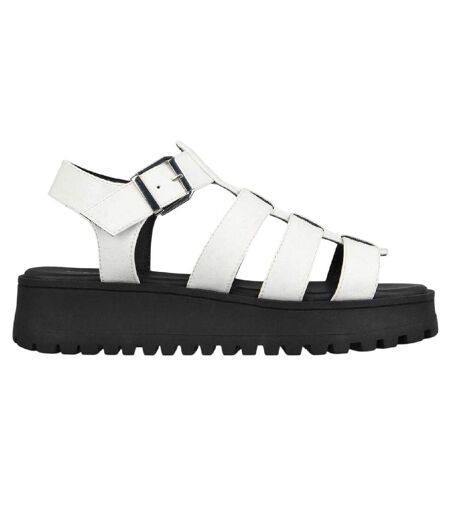 Sandales Motif/style Gladiateur Femme Blanc Jack Wills