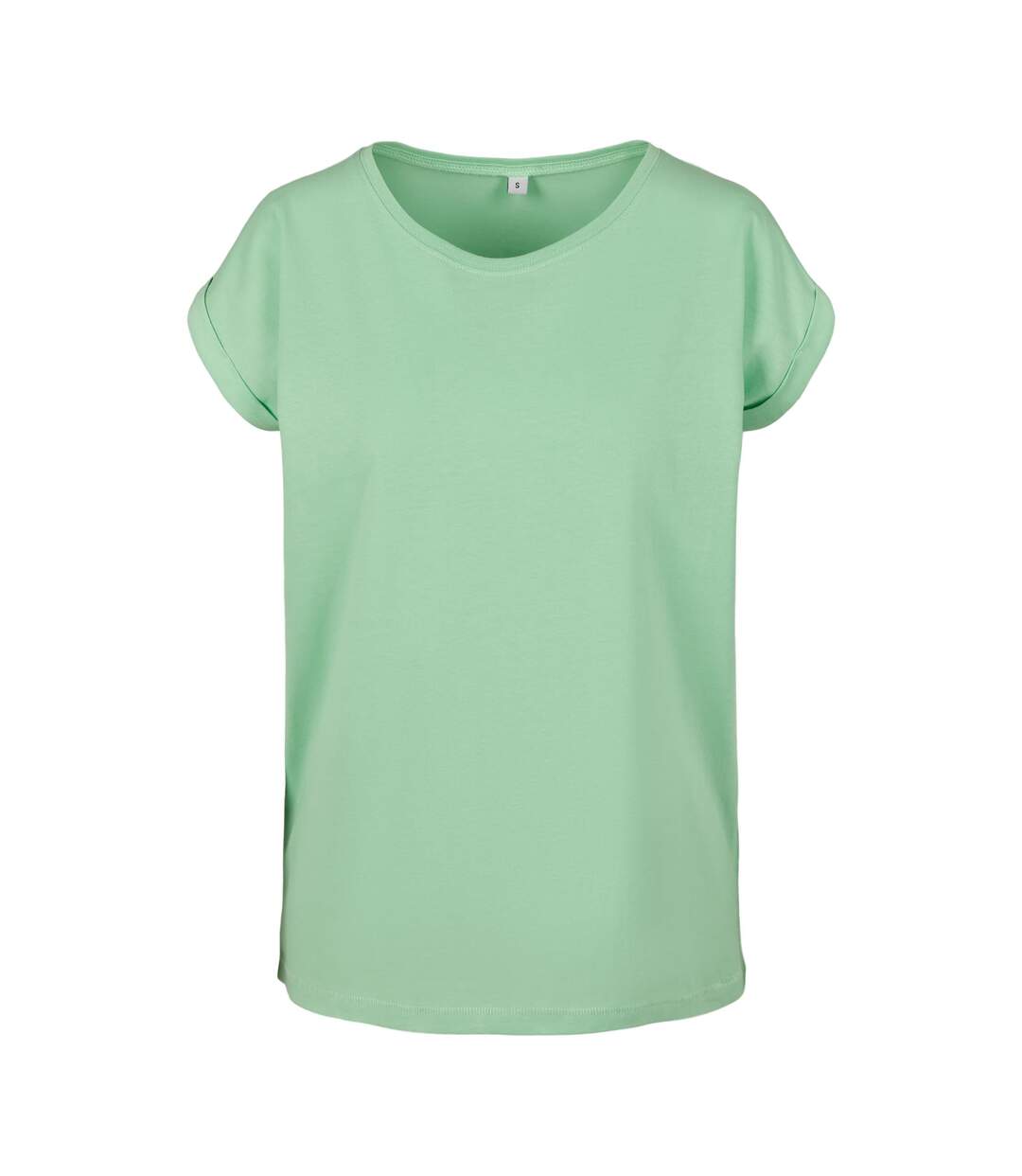 T-shirt femme vert pâle Build Your Brand