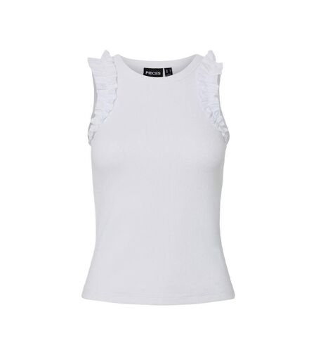 Débardeur blanc femme pieces tubana