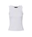 Débardeur blanc femme pieces tubana-1