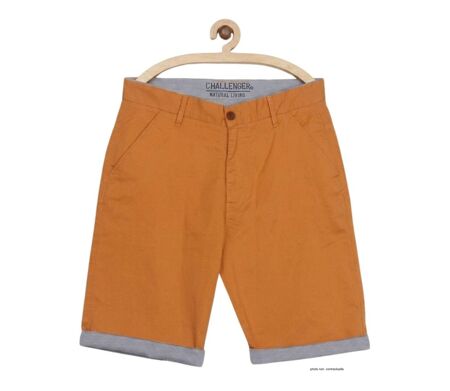 Bermuda uni avec revers CHALLENGER IBIZA2 : le short 100% coton au style estival affirmé