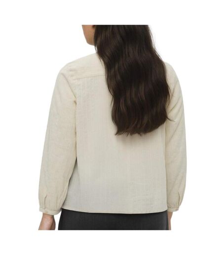 Chemise beige femme vero moda floretta
