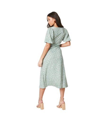 Robe mi-longue femme vert Dorothy Perkins