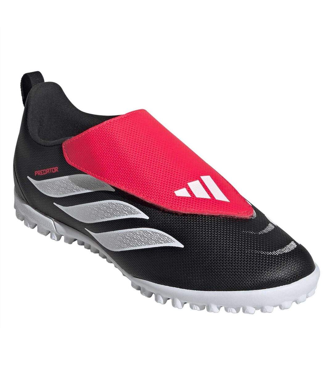 Baskets Predator Club Femme Noir Rouge Adidas-1