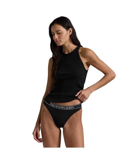 String Polo Femme Noir Ralph Lauren