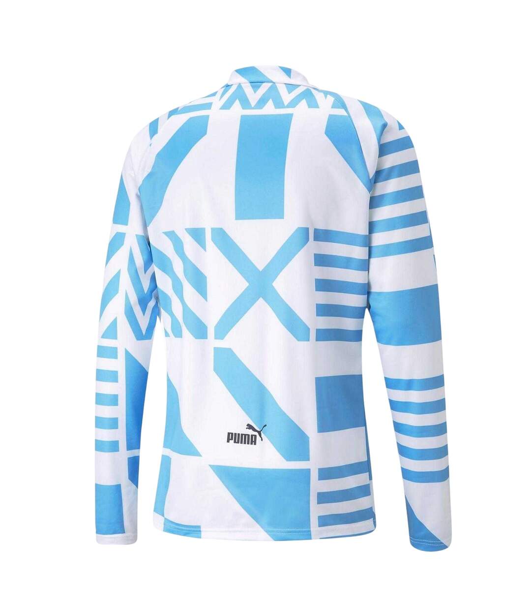 Mens Prematch 22/23 Manchester City Fc Top White Blue Puma-2