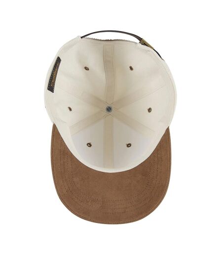 Casquette Corduroy Suade Adulte Crème Caramel Flexfit