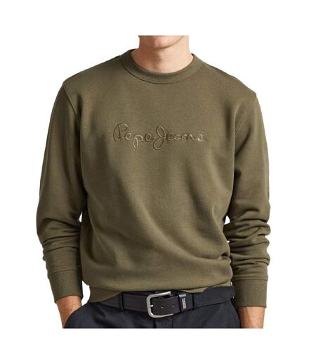 Sweat kaki homme pepe jeans joe crew - l