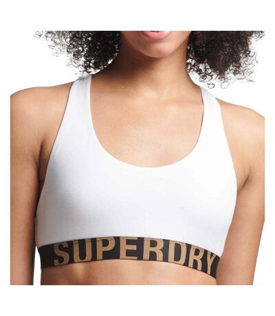 Brassière blanche femme superdry bralette - l