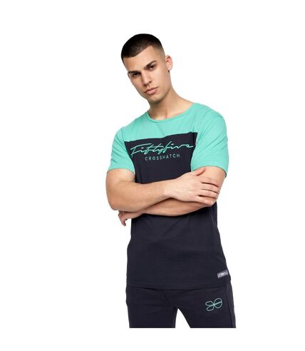 Crosshatch - T-shirt KNEEBURY - Homme (Bleu marine) - UTBG458