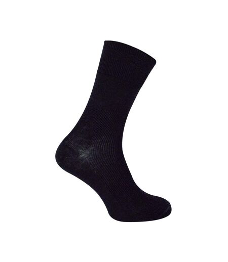 3 Pair Unisex Merino Wool Ribbed Seamless Diabetic Socks for Swollen Legs
