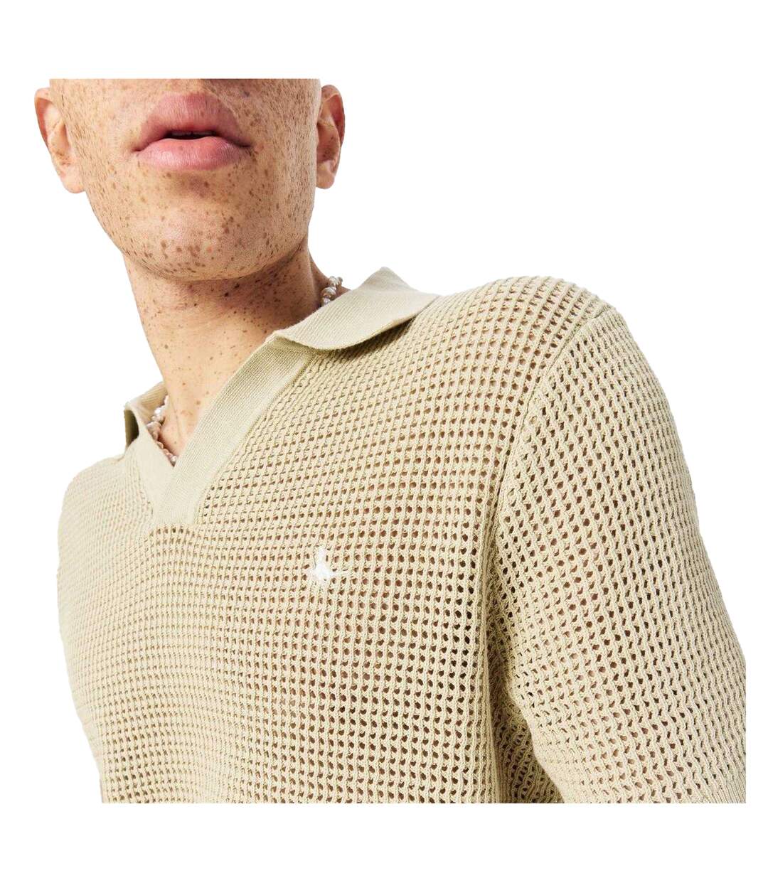 Polo Homme Vert Pâle Jack Wills-4